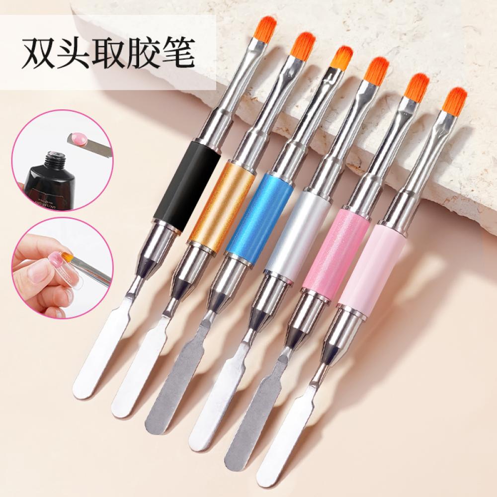 RISYAL Nail art dual head pen (Phototherapy pen+adhesive pen/ RL2409)